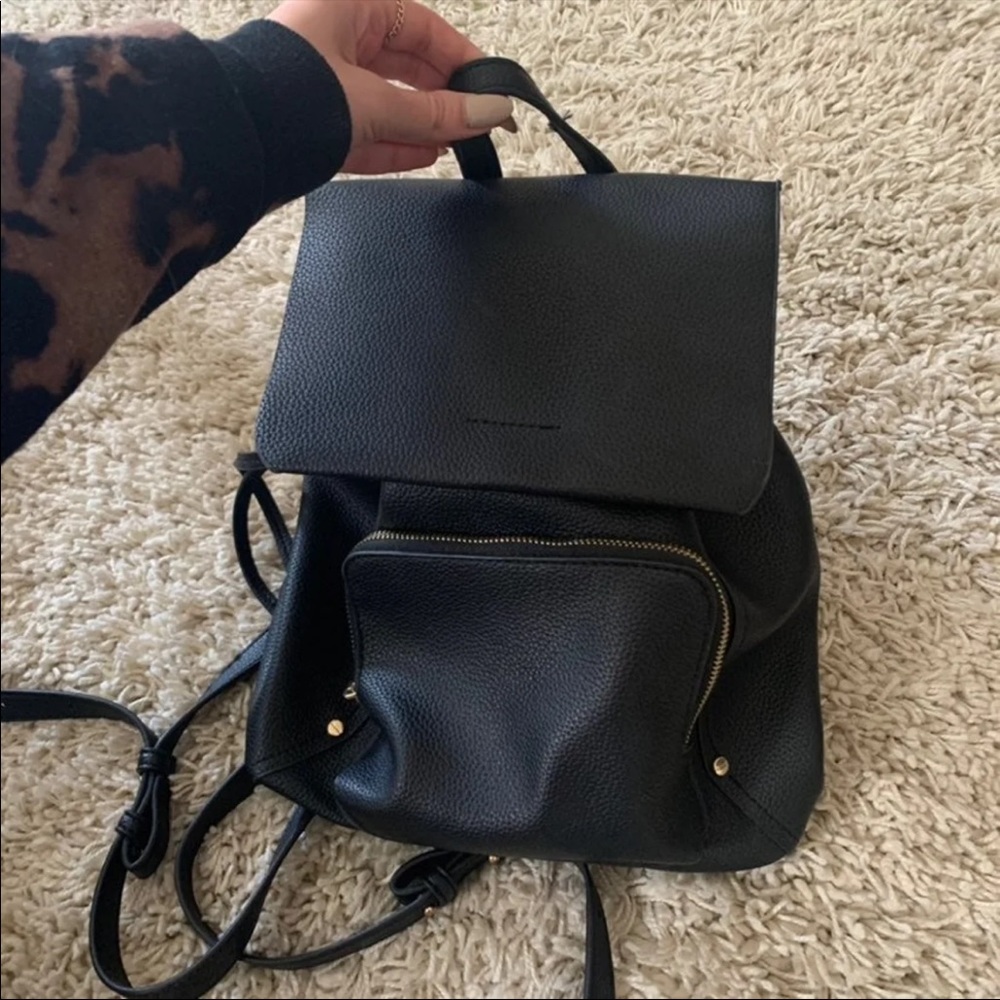 TopShop vegan leather backpack